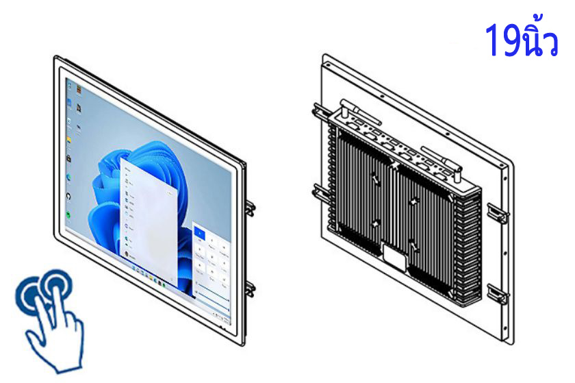 คอม จอ สัมผัส 19 นิ้ว
