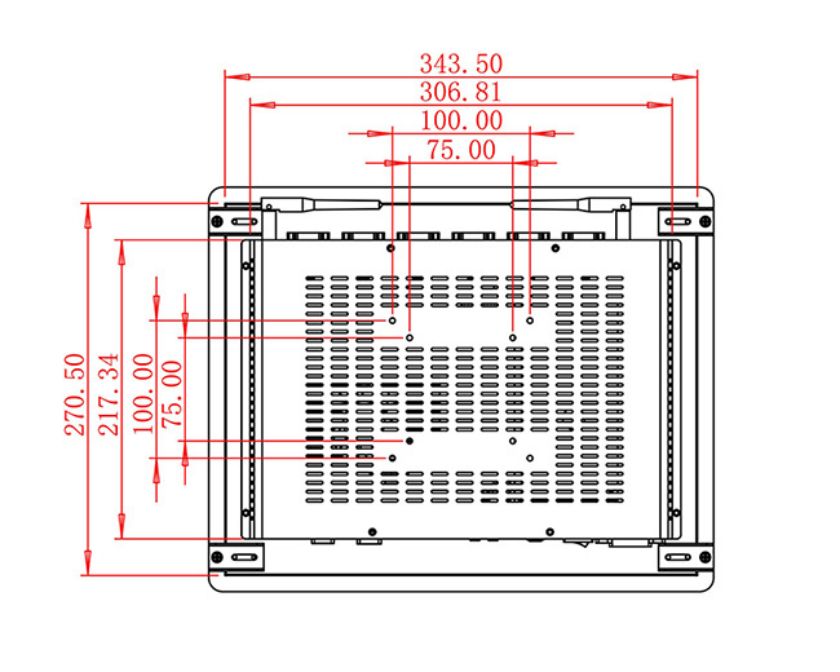 จอ LCD Android แบบติดเรียบขนาด 15 นิ้ว