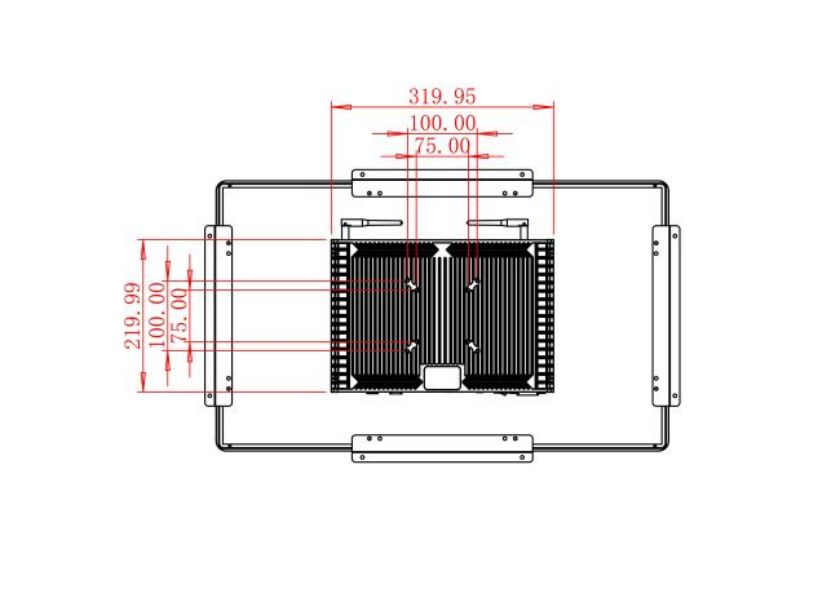 จอ LCD Android แบบติดเรียบขนาด 27 นิ้ว