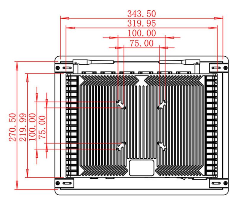 จอ LCD Android แบบฝังขนาด 15 นิ้ว