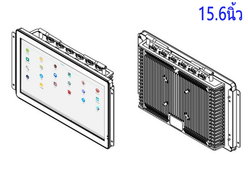 จอ LCD Android แบบฝังขนาด 15.6นิ้ว