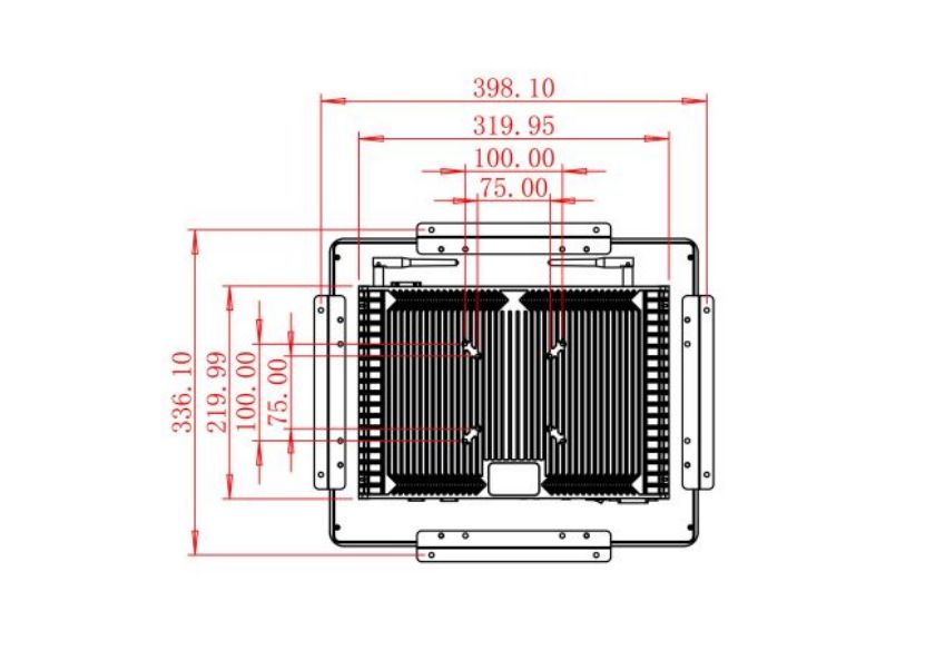 จอ LCD Android แบบฝังขนาด 17 นิ้ว