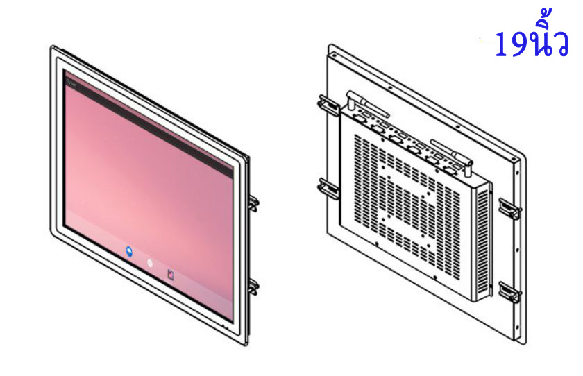 จอ LCD Android แบบฝังขนาด 19 นิ้ว