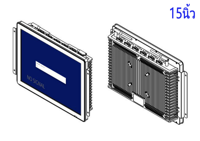จอ LCD แบบฝัง 15 นิ้ว