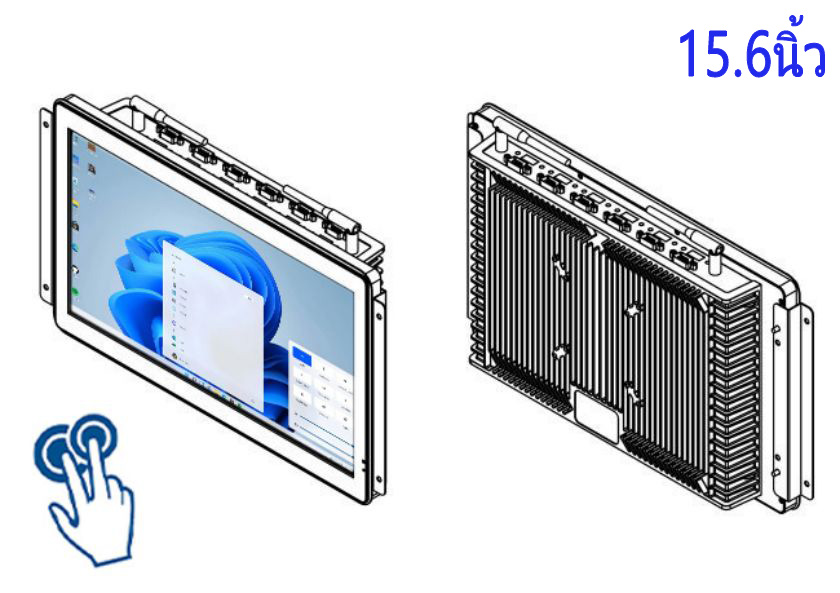 จอภาพหน้าจอสัมผัสขนาด 15.6นิ้ว