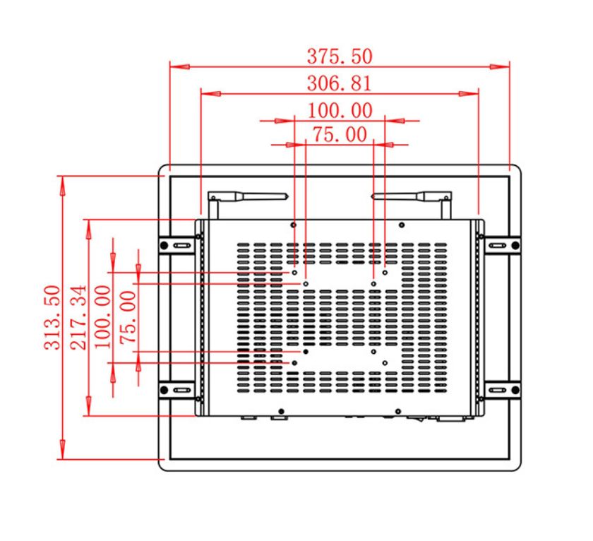 ราคาจอ LCD Android แบบกรอบเปิดขนาด 17 นิ้ว