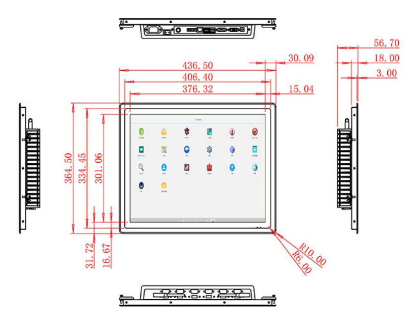 ราคาจอ LCD Android แบบกรอบเปิดขนาด 19นิ้ว