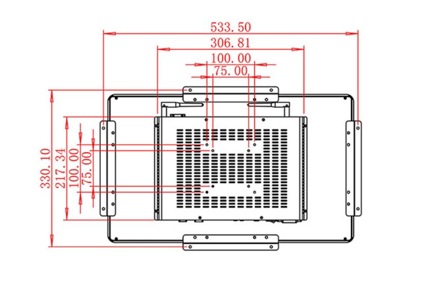 ราคาจอ LCD Android แบบกรอบเปิดขนาด 21.5 นิ้ว