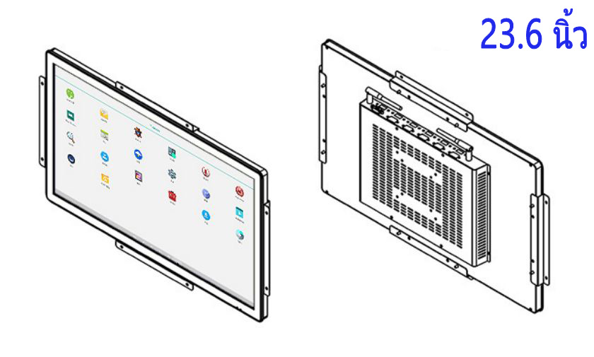 ราคาจอ LCD Android แบบกรอบเปิดขนาด 23.6 นิ้ว