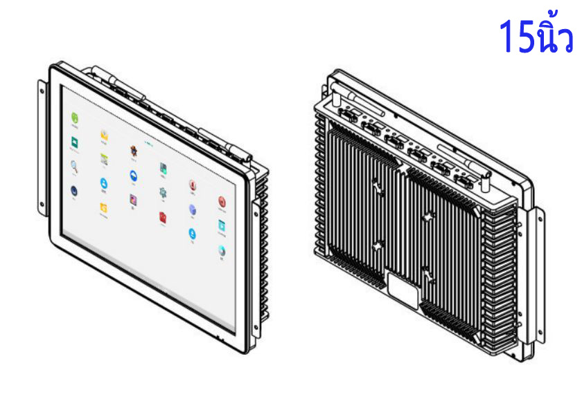 ราคาจอ LCD Android แบบฝังขนาด 15นิ้ว