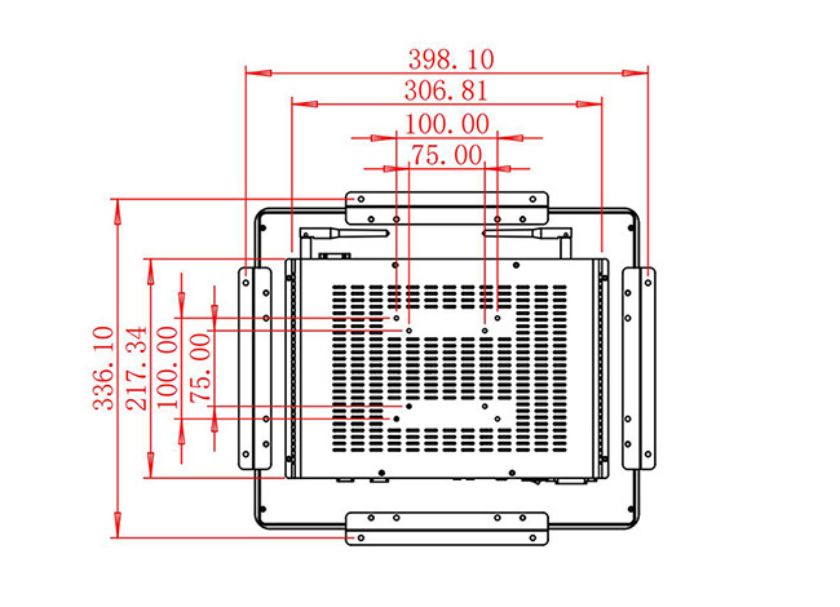 ราคาจอ LCD Android แบบฝังขนาด 17 นิ้ว