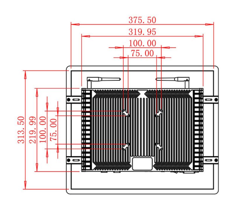 ราคาจอ LCD Android แบบฝังขนาด 17นิ้ว