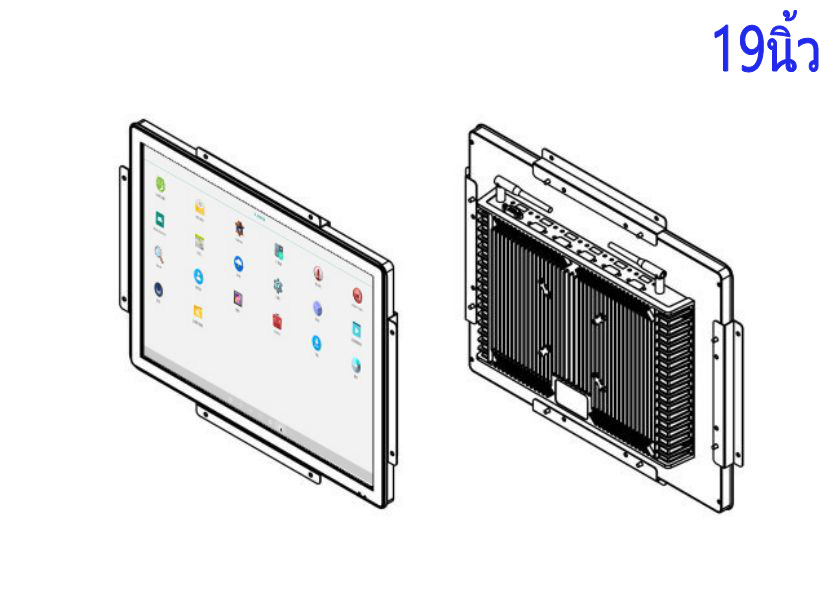 ราคาจอ LCD Android แบบฝังขนาด 19 นิ้ว