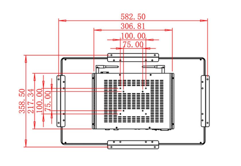 ราคาจอ LCD Android แบบฝังขนาด 23.6นิ้ว