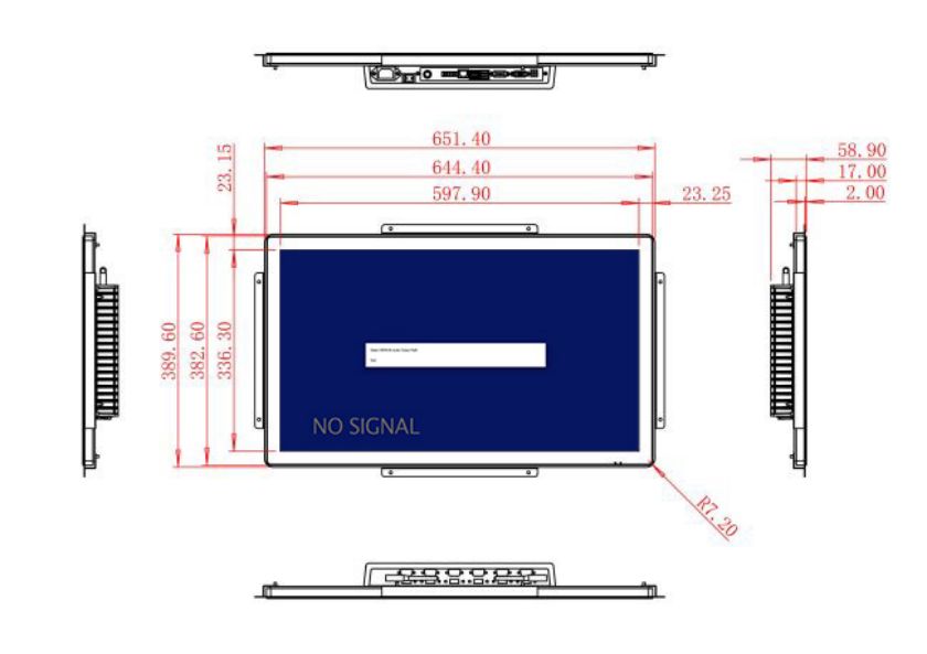 ราคาจอ LCD แบบกรอบเปิด 27 นิ้ว