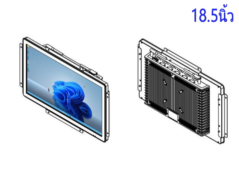 ราคาจอคอมพิวเตอร์แบบเปิดเรียบขนาด 18.5 นิ้ว