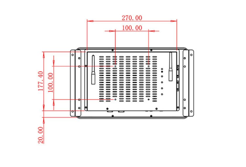 โรงงานจอ LCD Android แบบกรอบเปิดขนาด 13.3 นิ้ว