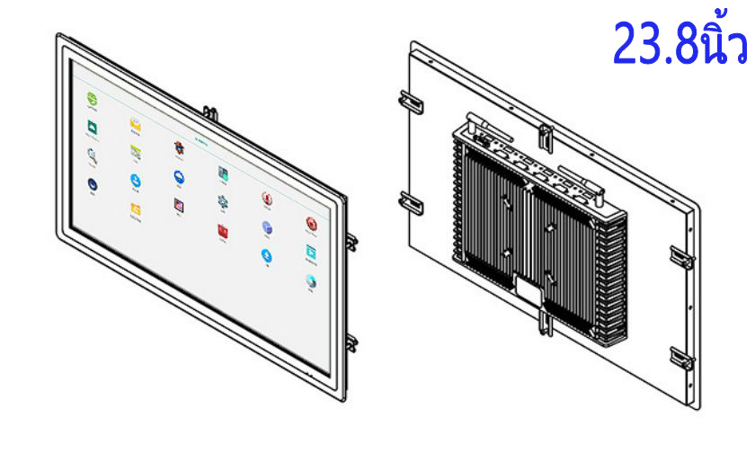 โรงงานจอ LCD Android แบบกรอบเปิดขนาด 23.8 นิ้ว