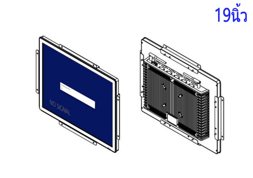 โรงงานจอ LCD แบบฝัง 19 นิ้ว