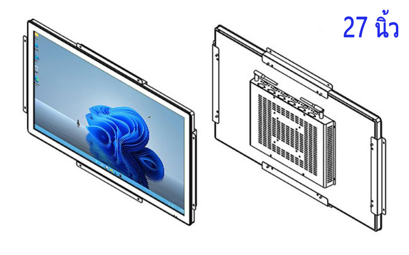 โรงงานจอคอมพิวเตอร์แบบฝังเรียบขนาด 27 นิ้ว